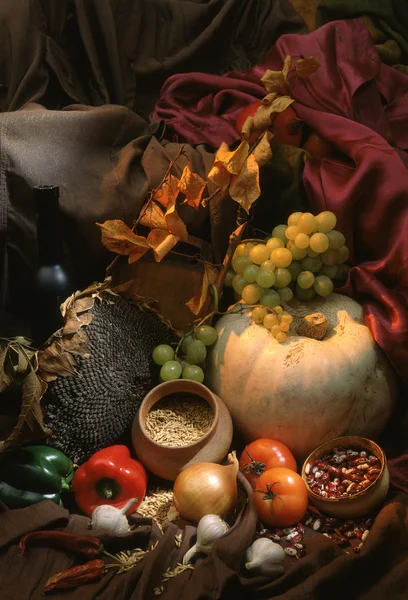 Still life of vegetables