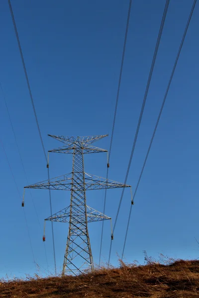Electrical Wires and Pylon OverHead