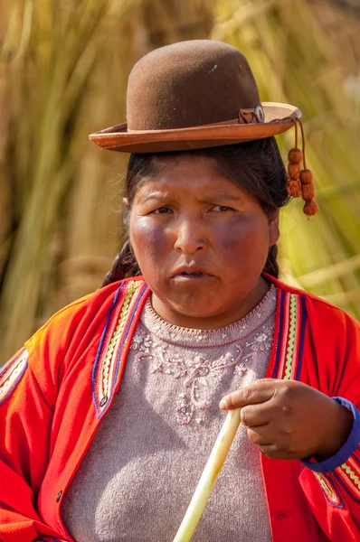 Woman from Los Uros