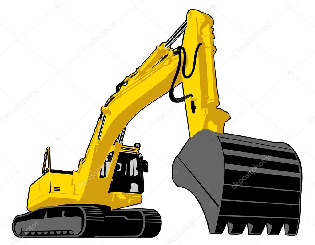 excavator clipart free vector - photo #39