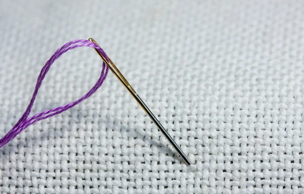Needle and thread loop