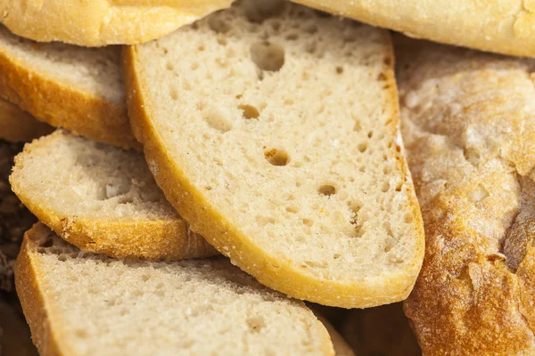 Slices of bread and other baked goods