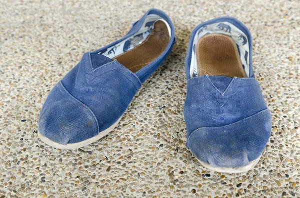Old blue Running Shoes