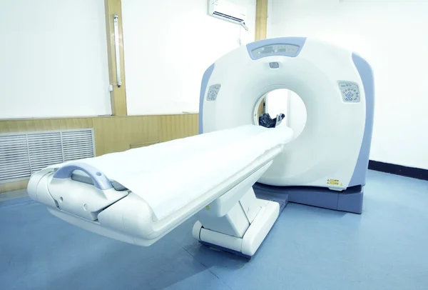 Modern CT (cat) scanner machine in hospital