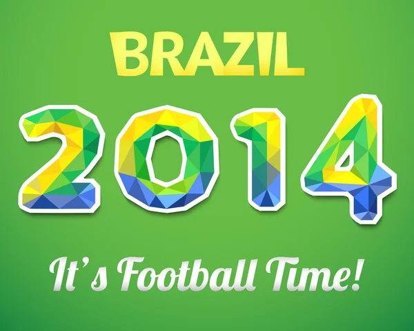 Brazilian 2014 World Cup. Vector illustration for sport event