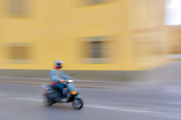 Biker in motion