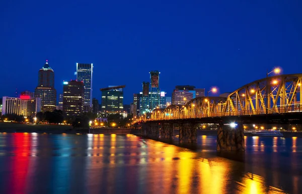 Portland city view in night time