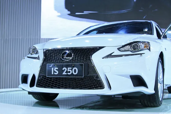 Lexus IS 250 cars on display in a car sales shop, Tangshan, Chi