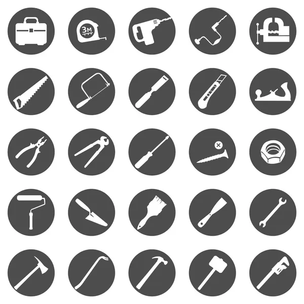 Set of Work Tools Icons