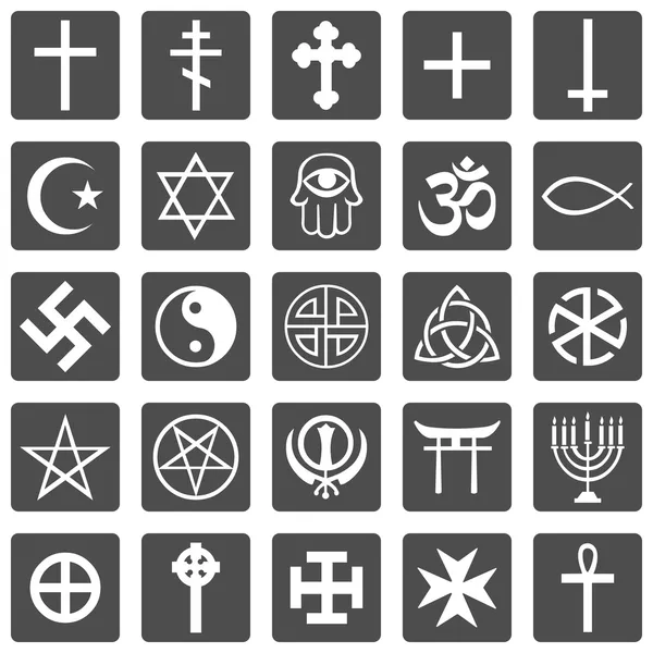 Vector Set of Religious Symbols