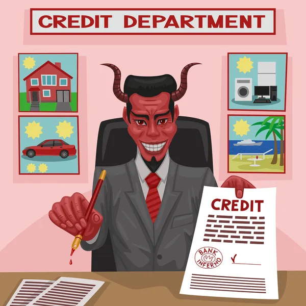 Devilish credit.