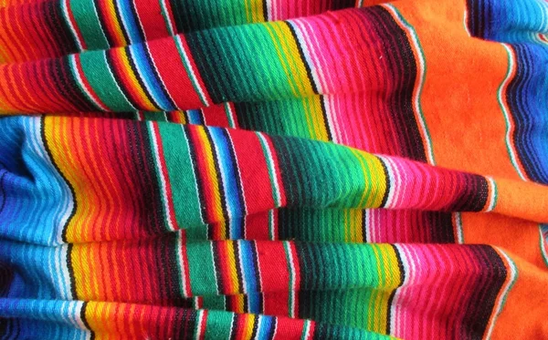 Fiesta Traditional Mexican handwoven rug poncho from mexico