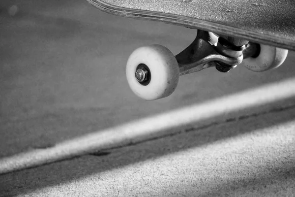 Skateboard close up with copy space