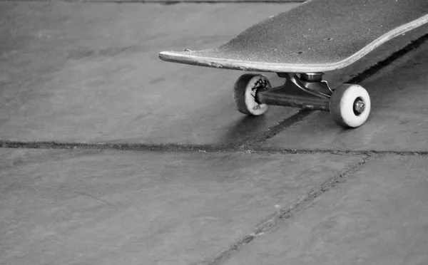 Skateboard at skate park