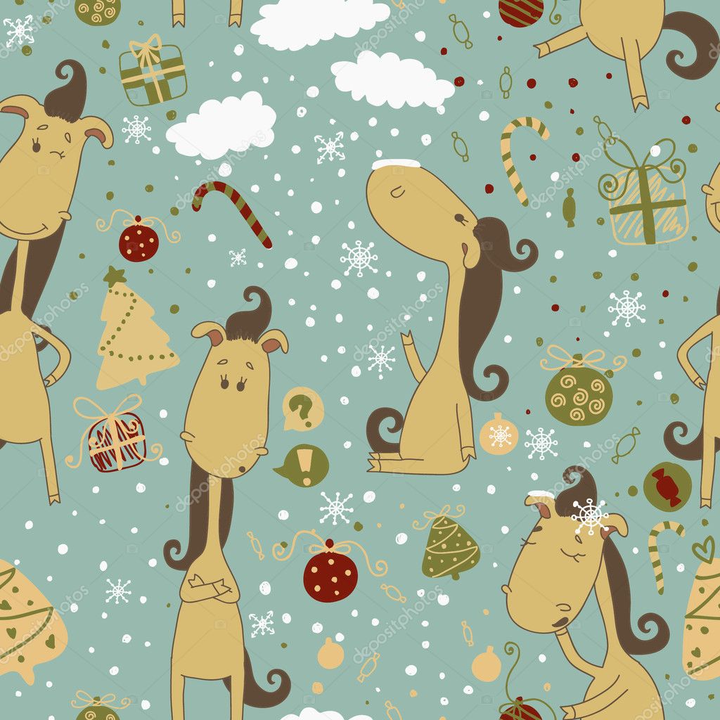 cartoon horse on the christmas background christmas christmas cards with horses