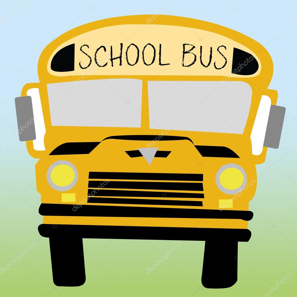 front of bus clipart - photo #33