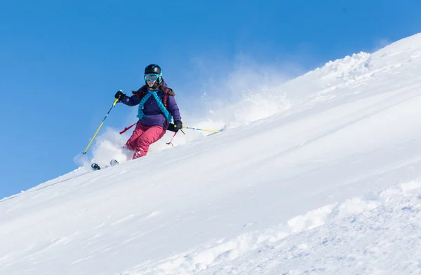 Active winter holidays, skiing and snowboarding