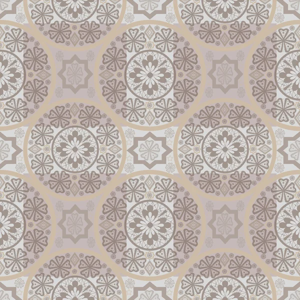 Beige seamless lace pattern background