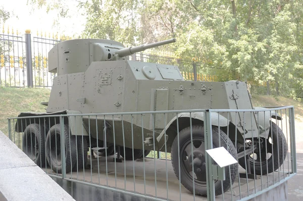 Armored car BA-6 in the Central Museum of Armed forces. Moscow, RUSSIA