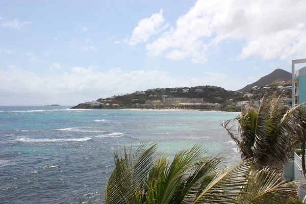 View of the Westin Hotel Resort from one of the balconies of the Lighthouse Property in St. Martin