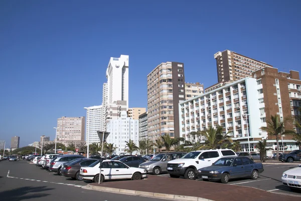 Comercial And Residential Complexes Against Blue Sky