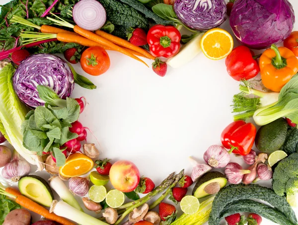 Assortment of Fresh Vegetables and Fruits