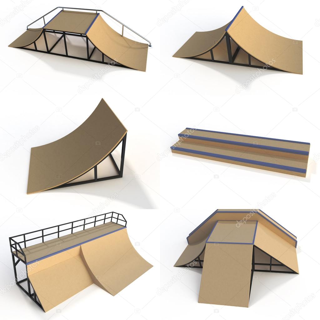 Elements for skate park — Stock Photo © rexi 31937489
