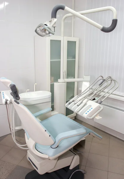Modern dentist chair in a medical room