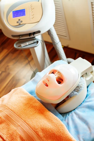 Woman is receiving laser treatment