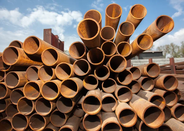 Stack of pipes