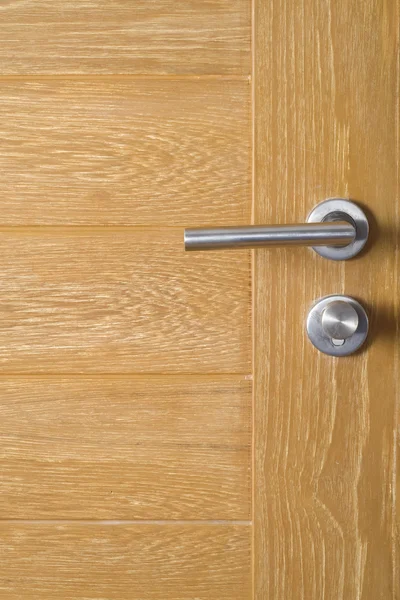 Hotel door with modern knob