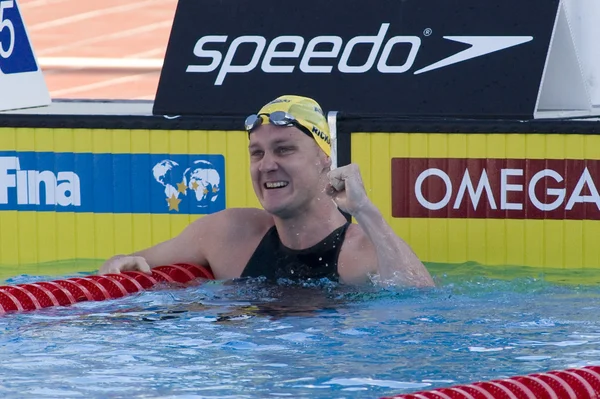 SWM: World Aquatics Championship - Mens 100m breaststroke final.Brenton Rickard.