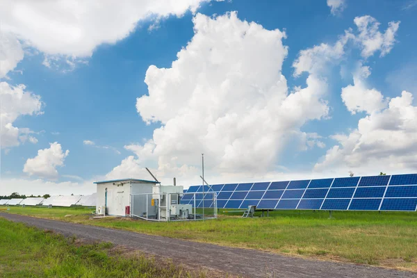 The solar farm for green energy in Thailand