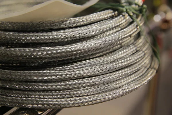 Wire for lighting metal braided, twisted, metal netting, protection, safety, rope, cable, Babin, light and shadow, hose, thin wire, hose,