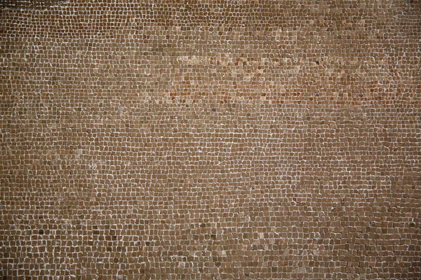 Background texture of Roman mosaics brown