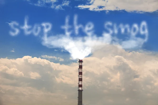 Slogan stop the smog