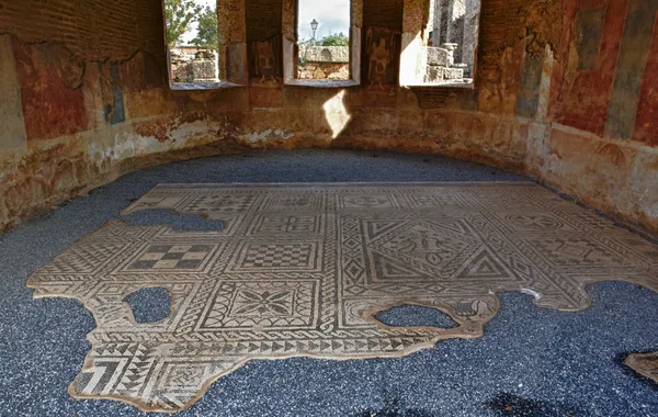 Mosaic at the facilities of the Roman Theatre