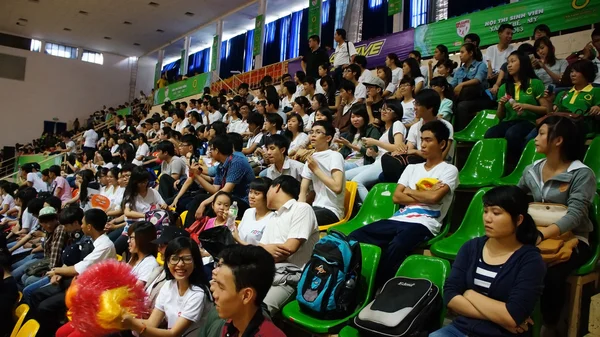 Supporter at sporting event hall
