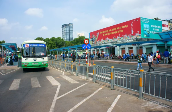 Passenger bus station