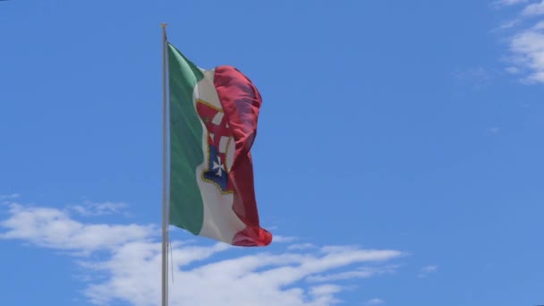 意大利海军旗 - 图库视频影像 fraxnet #494802