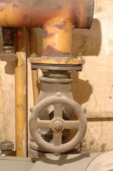 Old valve and pipes