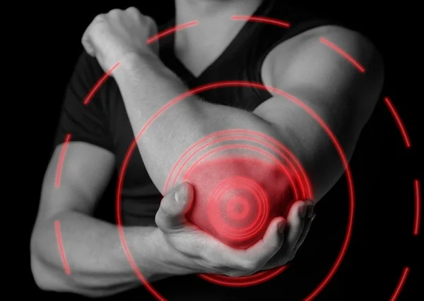 Pain in the elbow joint