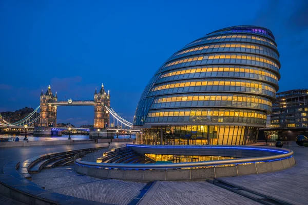 City Hall and Tower Bridge