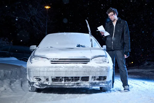 Man upset after getting a parking ticket