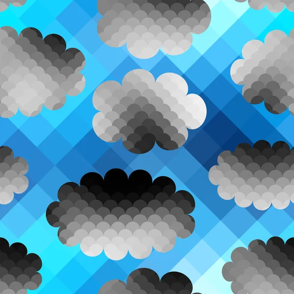 Sky pattern in pixel style