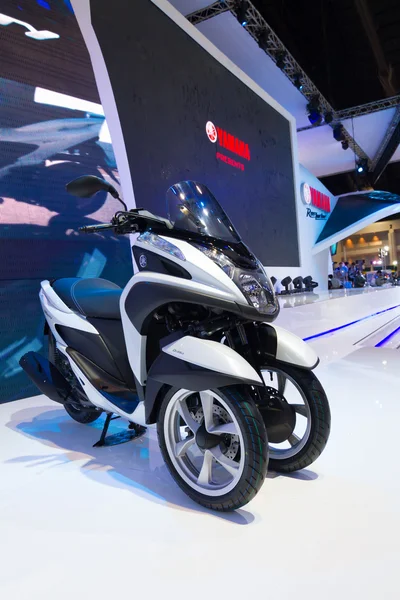 YAMAHA Tricity Multi Wheel Concept Bike motorcycle on display at The 35th Bangkok International Motor Show
