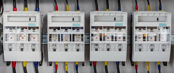 New control panel with static energy meters and circuit-breaker