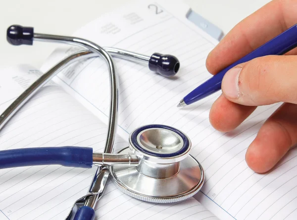 Stethoscope on medical billing