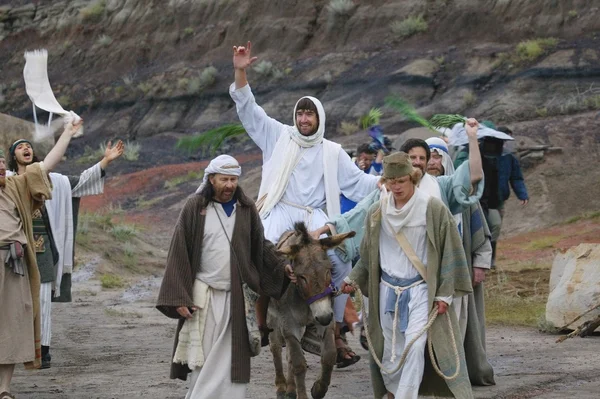Jesus Journey On The Donkey