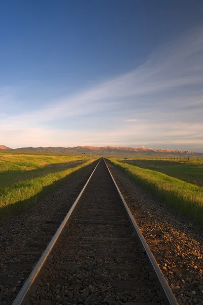 Railway Track In The Distance